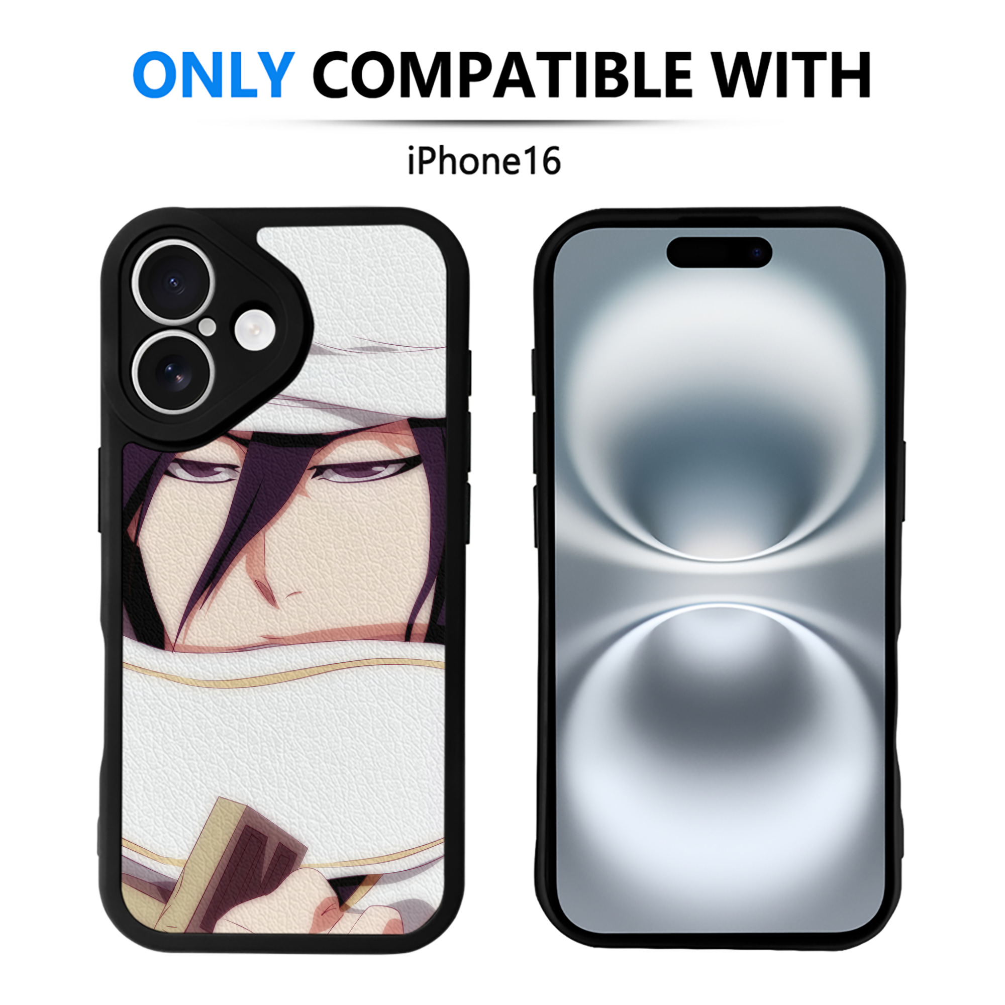 （画像用） ブリーチ BLEACH 【iPhone 16シリーズ対応】シリコンスマホケース（レザー調） 材質：シリコン